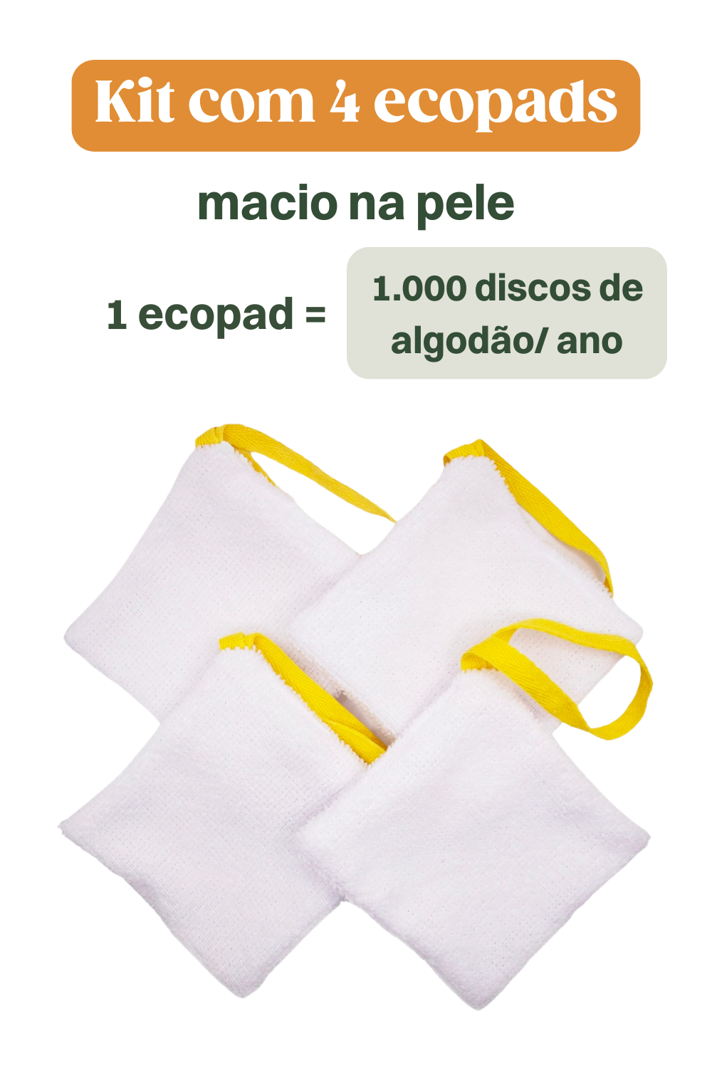 Ecopads Jardim Brasil, acessório de 25 cm, feito de material ecológico, em cores variadas, para uso sustentável e decorativo.